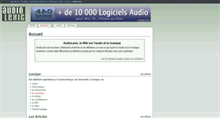 Desktop Screenshot of fr.audiolexic.org
