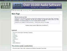 Tablet Screenshot of en.audiolexic.org